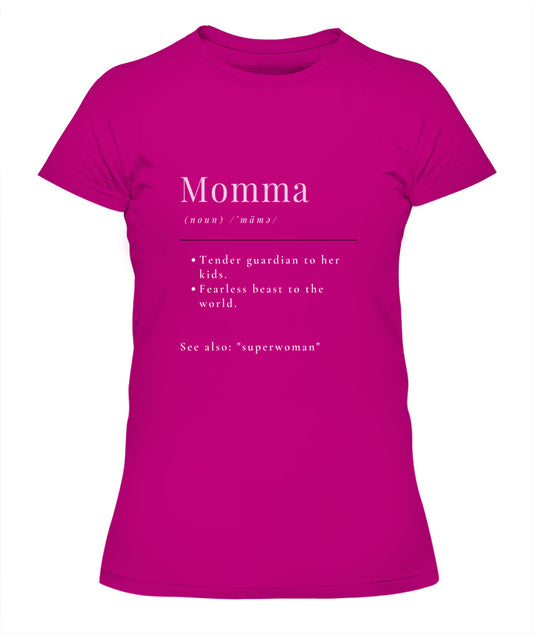 Lady'S T-Shirt | 6004 Bella + Canvas Lady's T-Shirt | Definition of Momma